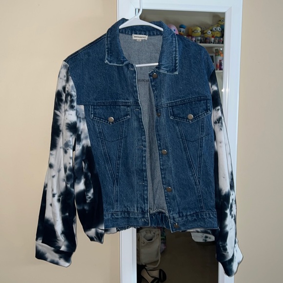 Dance & Marvel Jackets & Coats Dance Marvel Denim And Tie Dye